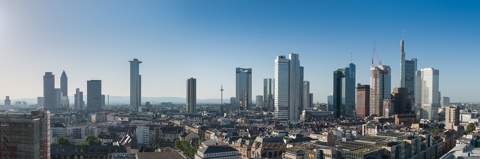Frankfurt und urbane Gebäude